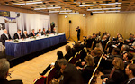  The Presidents at the joint press conference. Copyright © Office of the President of the Republic of Finland 